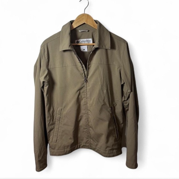 Columbia Sportswear Company Khaki/Taupe Soft shell light Jacket| Men's Small - Picture 1 of 5
